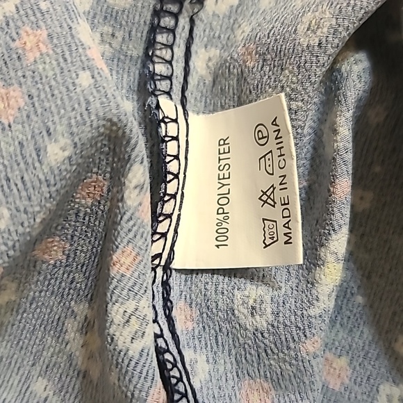 SimpleFun floral short sleeve blouse - Picture 7 of 7